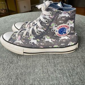 CONVERSE Girl’s Unicorn High Tops Size 3